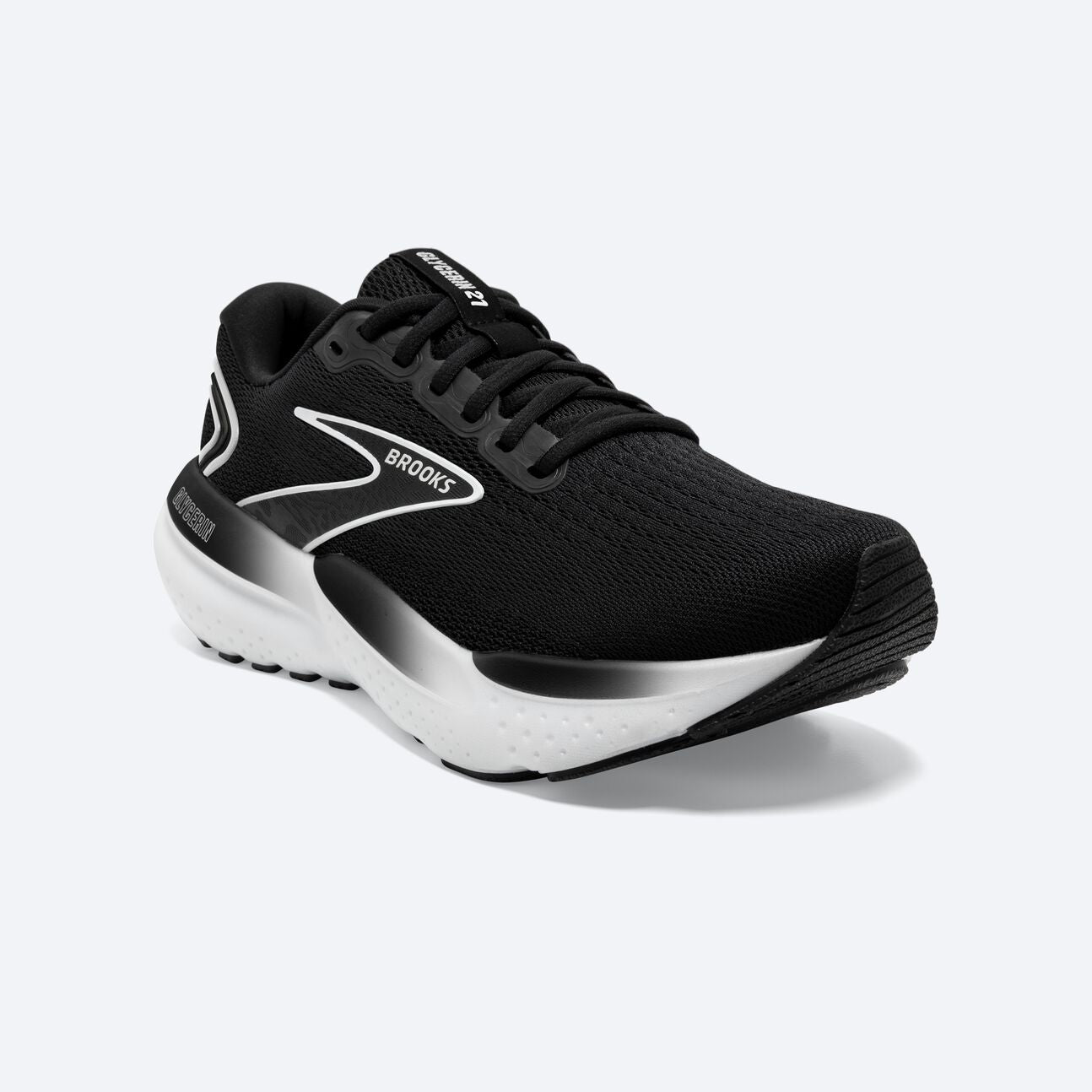 Men's Brooks Glycerin 21- Black/ Grey/ White