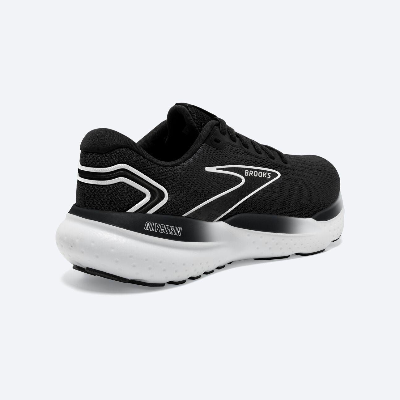 Men's Brooks Glycerin 21- Black/ Grey/ White