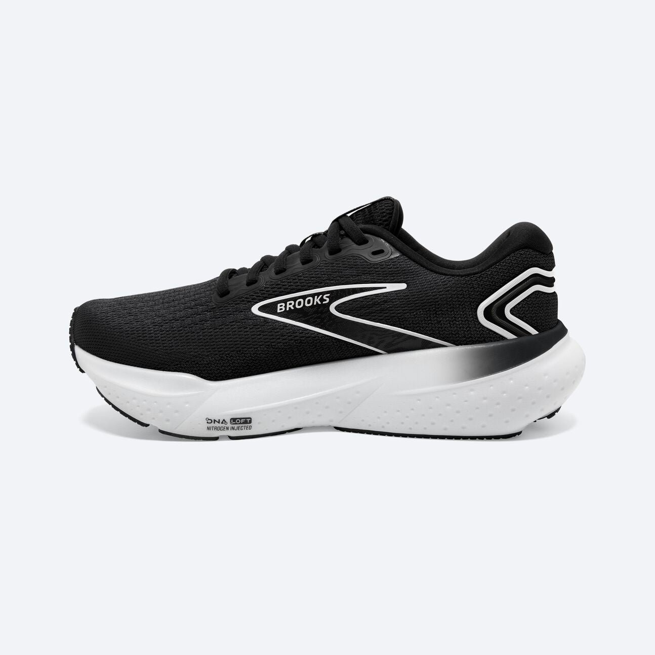 Men's Brooks Glycerin 21- Black/ Grey/ White