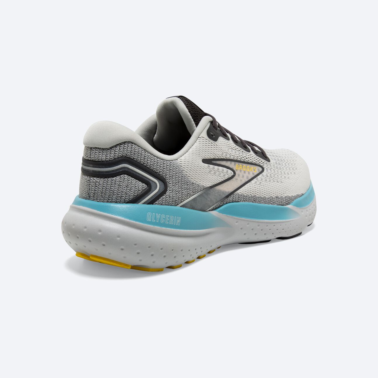 Men's Brooks Glycerin 21- Coconut/ Forged Iron/ Yellow