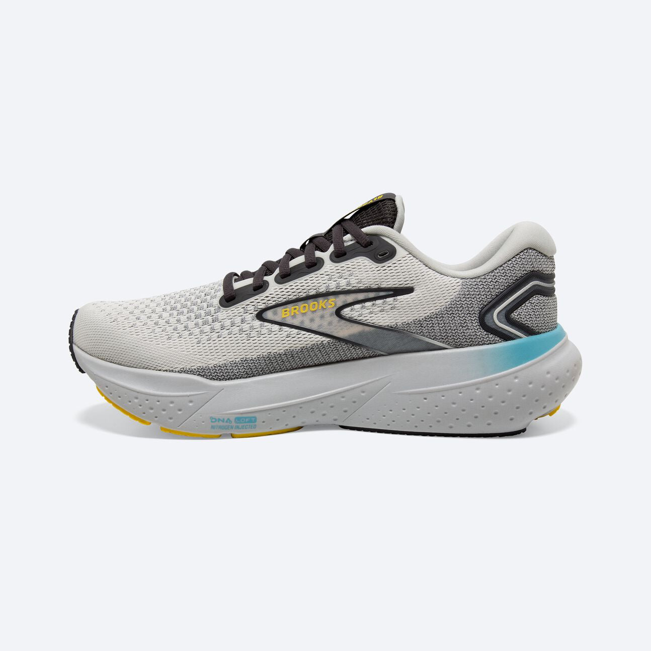 Men's Brooks Glycerin 21- Coconut/ Forged Iron/ Yellow