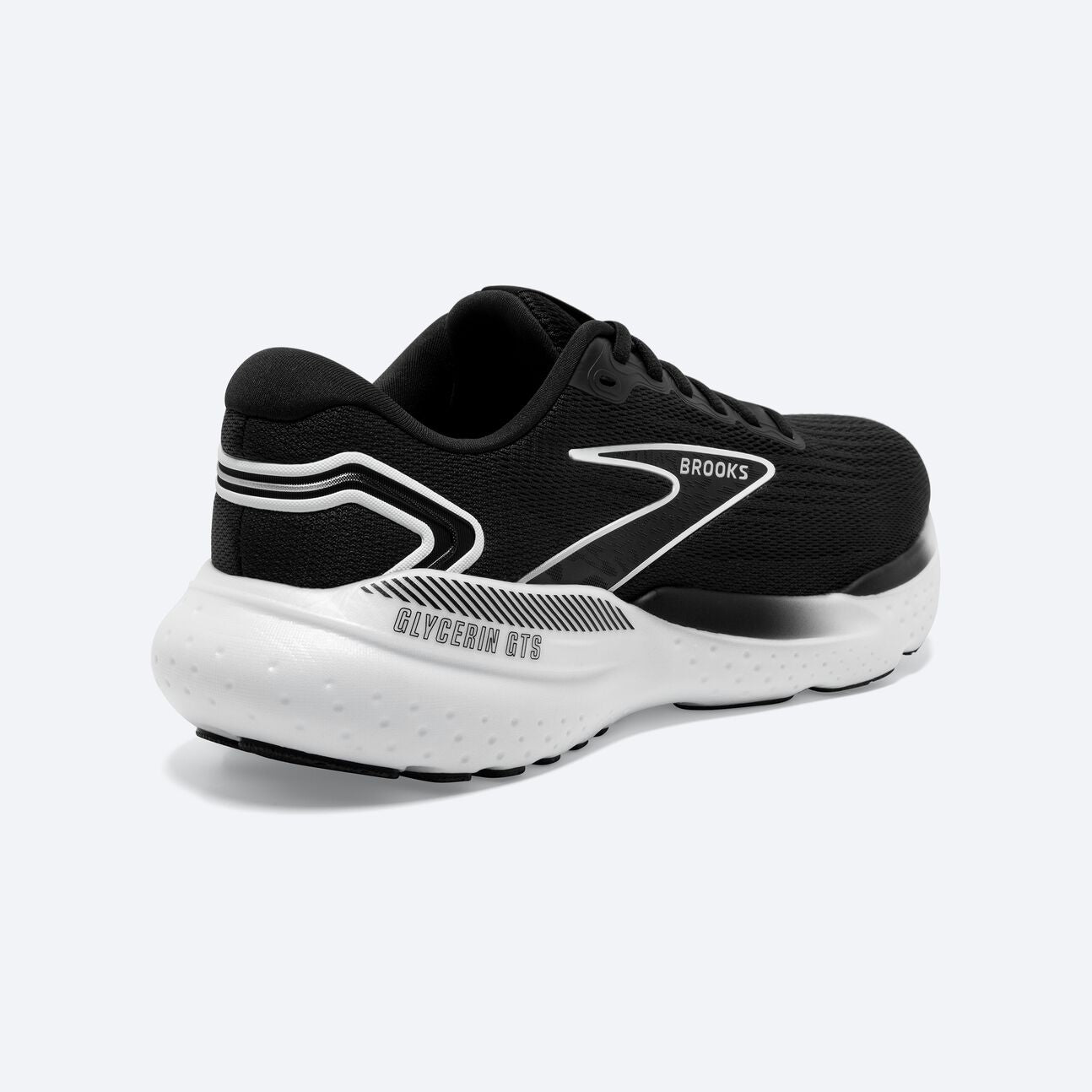 Men's Brooks Glycerin GTS 21- Black/ Grey/ White