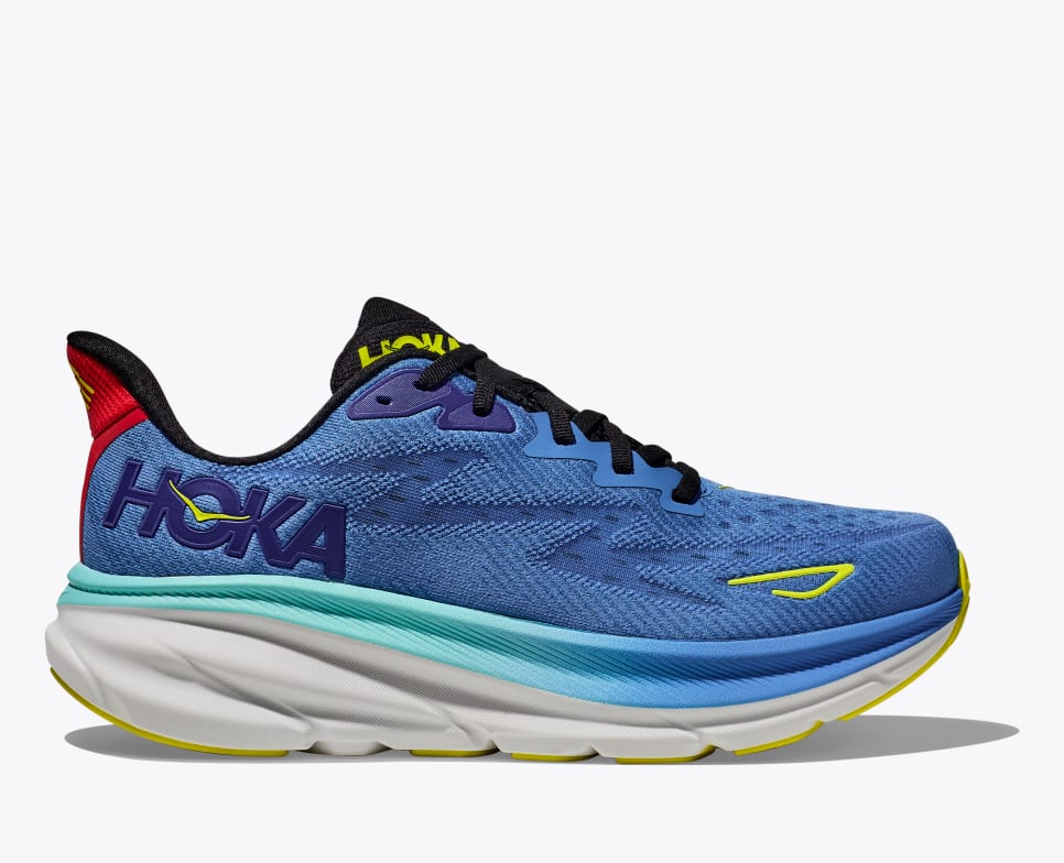 Men's Hoka Clifton 9- Virtual Blue/ Cerise