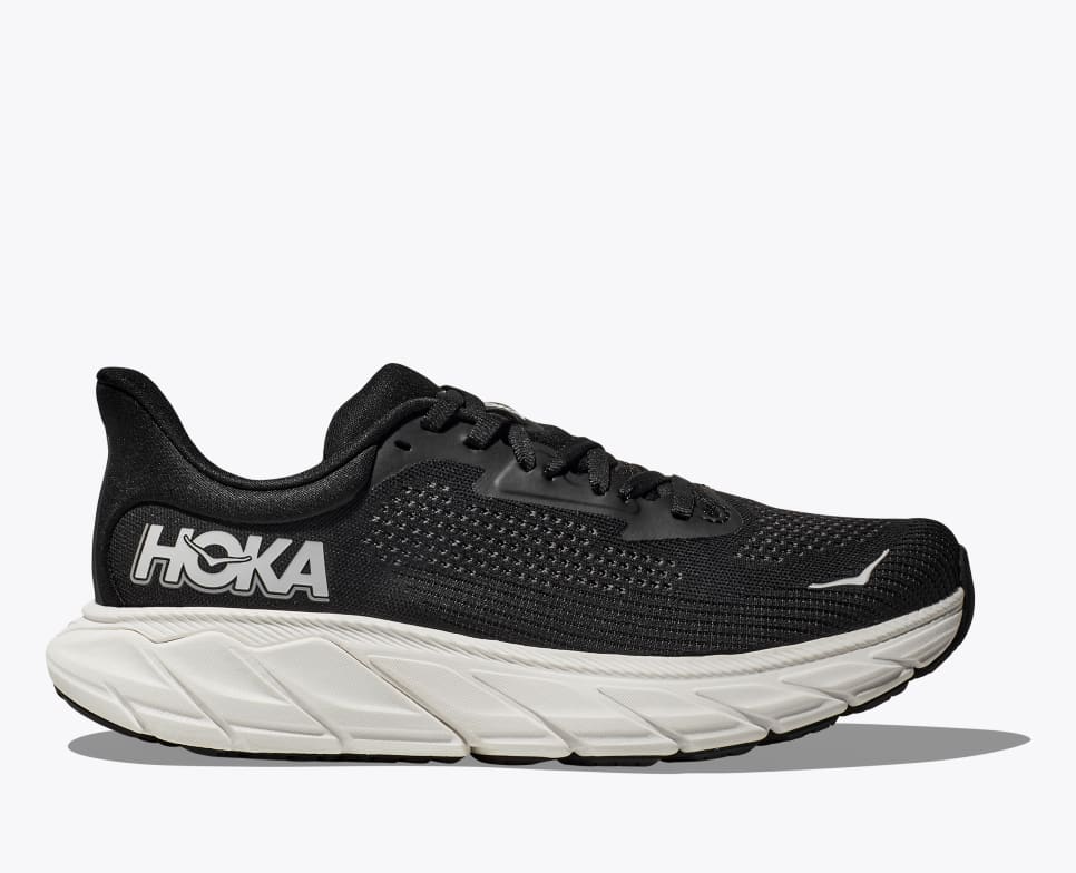 Men's Hoka Arahi 7- Black/ White