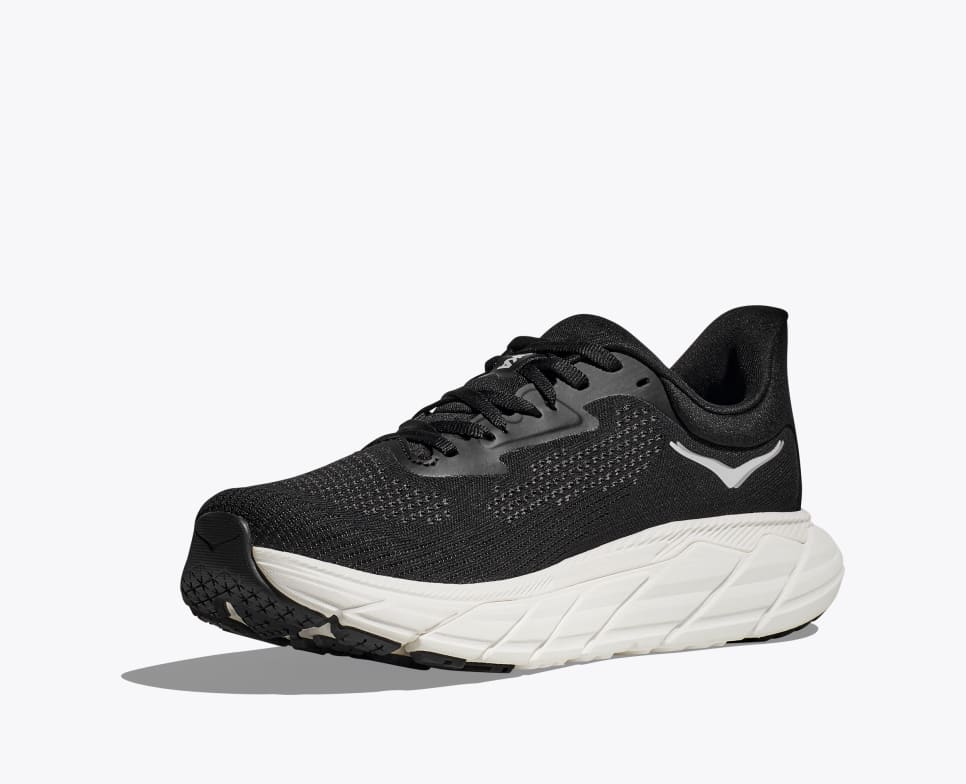 Men's Hoka Arahi 7- Black/ White