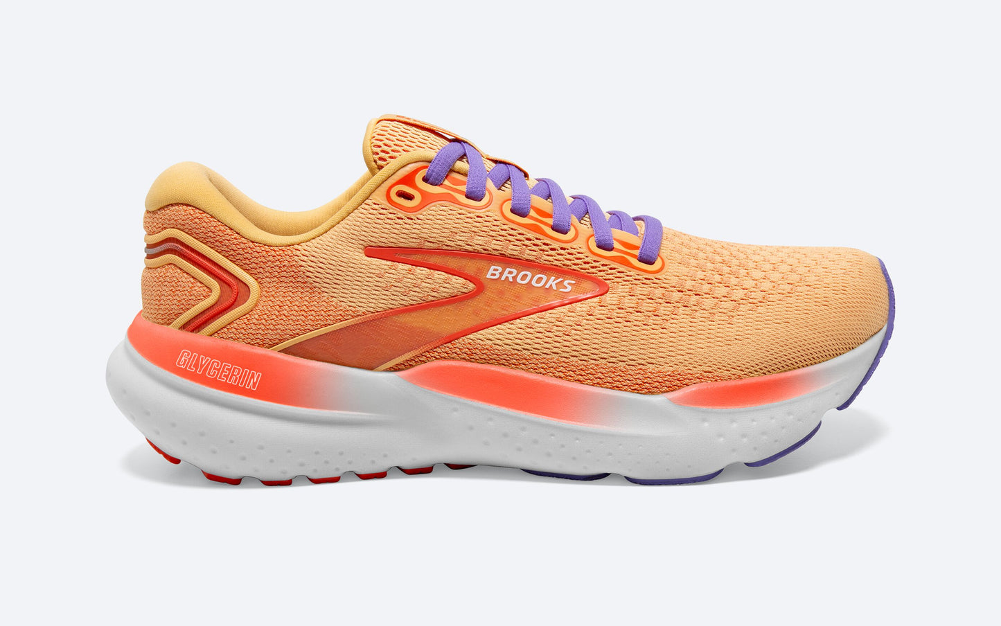 Women's Brooks Glycerin 21- Sunburst/ Nasturtium/ Purple