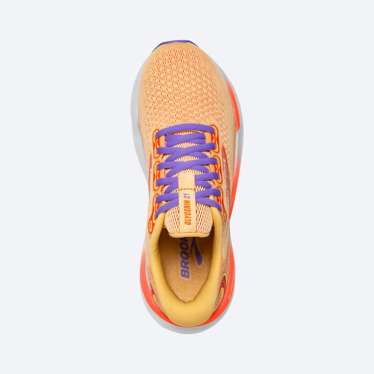 Women's Brooks Glycerin 21- Sunburst/ Nasturtium/ Purple