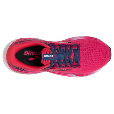 Women's Brooks Glycerin GTS 21- Raspberry/ Estate Blue