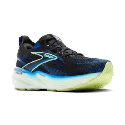 Men's Brooks Glycerin GTS 22- Black/ Cobalt/ Neo Yellow