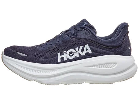Mens Hoka Bondi 9 - NAVY/ WHITE