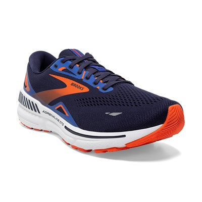 Men's Brooks Adrenaline GTS 23- 438- Peacoat/ Orange/ Surf the Web ...