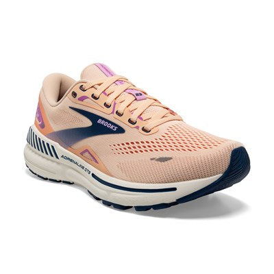 Women's Brooks Adrenaline GTS 23- Apricot/ Estate Blue/ Orchid