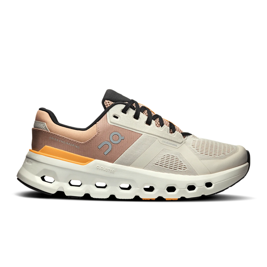 Women's ON Cloudrunner 2- Pearl/Tangerine
