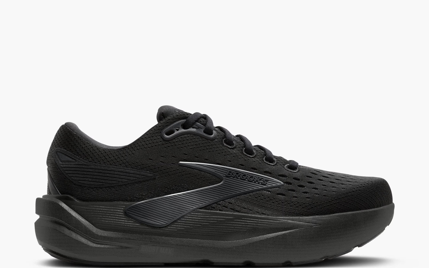 Men's Brooks Ghost Max 3- Black/ Black/ Ebony