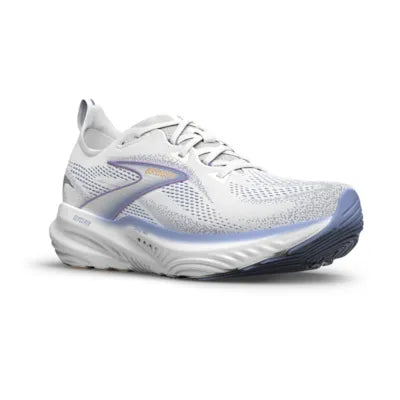 Women's Brooks Glycerin 22- White/ Blue Heron/ Apricot