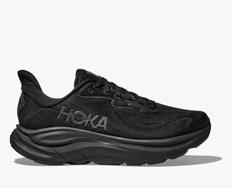 Women's Hoka Clifton 10- Black/ Black