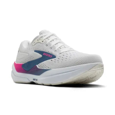 Women's Brooks Ghost Max 3- White/ Moonlight/ Pink